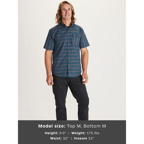 Marmot Beacon Hill Clothes - Mens Shirts Denim CA5476128 Canada